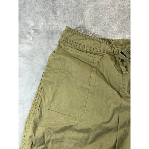 J. Jill Shorts Women's 12 green stretch bottoms w drawstring closure and pockets - Picture 7 of 14